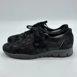 Mephisto Yael Petroleum Leather Sneakers Runoff Air-Jet System Women's Sz 7