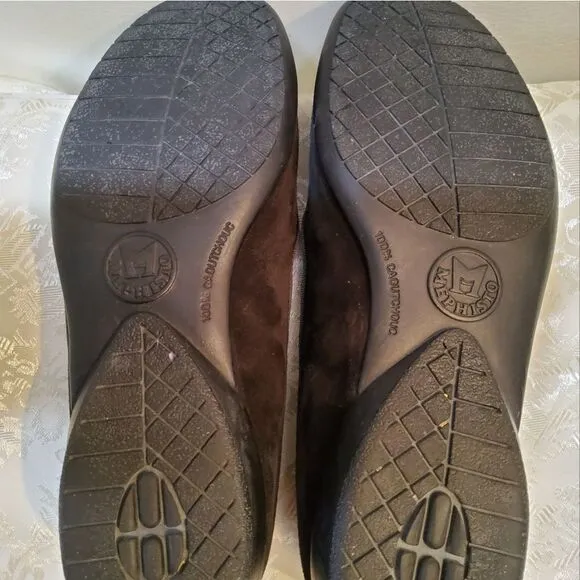 Mephisto Women's Black Gray Suede Shoes Size 7