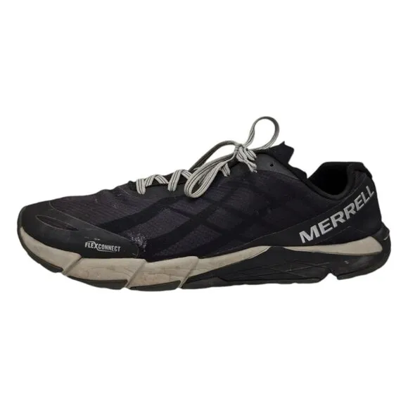 Merrell Fly Strike Trail Running Shoes Mens Black J09657 Lightweight Size 12