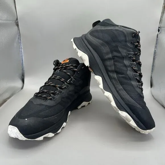Merrell Moab Speed MID GTX Mens 11.5 US Black Trail Running Hiking Boots J135409