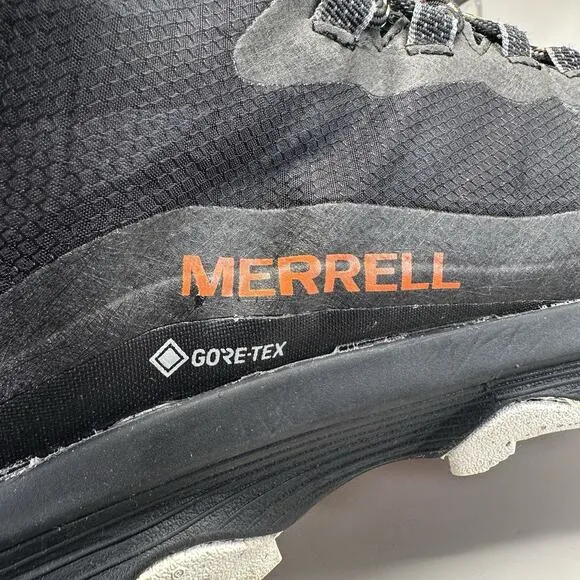Merrell Moab Speed MID GTX Mens 11.5 US Black Trail Running Hiking Boots J135409