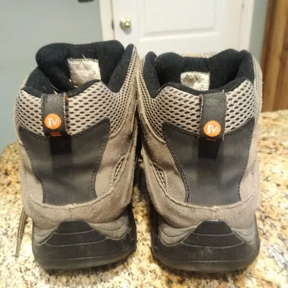 Merrell Moab Ventilator Mid Walnut Trail Hiking Walking Boots 86593 Men's Sz 13