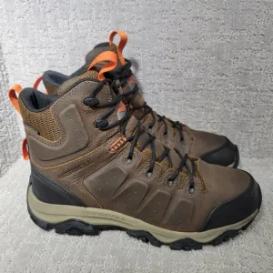 Merrell Phaserbound 2 Mid Mens Size US 11M Earth/Orange Waterproof Hiking Boots