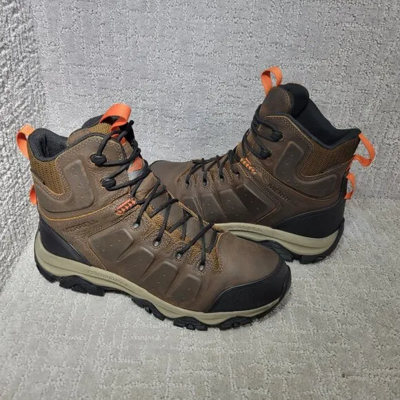 Merrell Phaserbound 2 Mid Mens Size US 11M Earth/Orange Waterproof Hiking Boots
