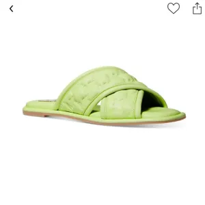 MICHAEL KORS GIDEON CRISS-CROSS SLIDE SANDALS SIZE 6.5 NIB