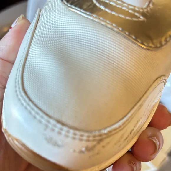 Michael KORS TRAINER MESH MK LOGO GOLD CREAM ELASTIC Sneakers