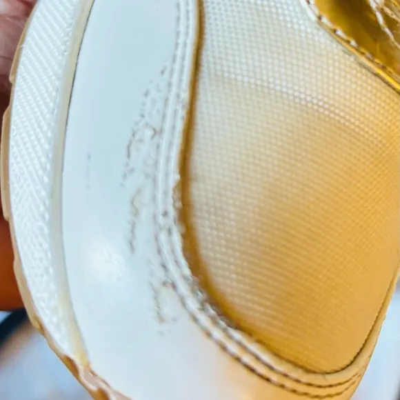 Michael KORS TRAINER MESH MK LOGO GOLD CREAM ELASTIC Sneakers