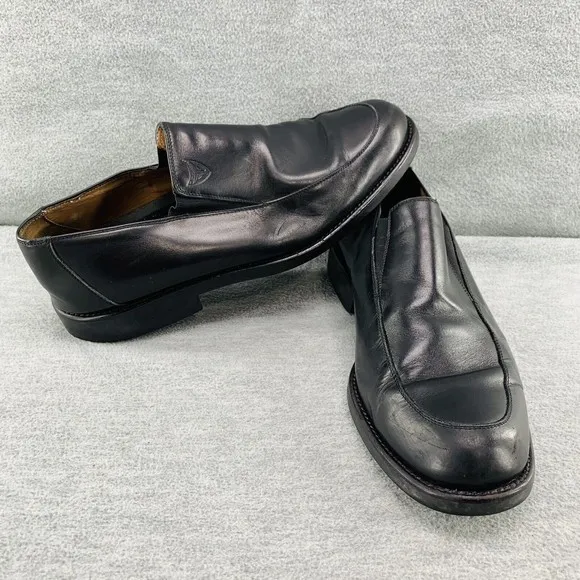 MICHAEL TOSCHI Men's Size 11 CIS Carbonite Casual Leather Black Dress Shoes  B12