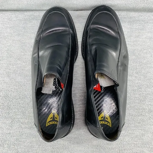 MICHAEL TOSCHI Men's Size 11 CIS Carbonite Casual Leather Black Dress Shoes  B12