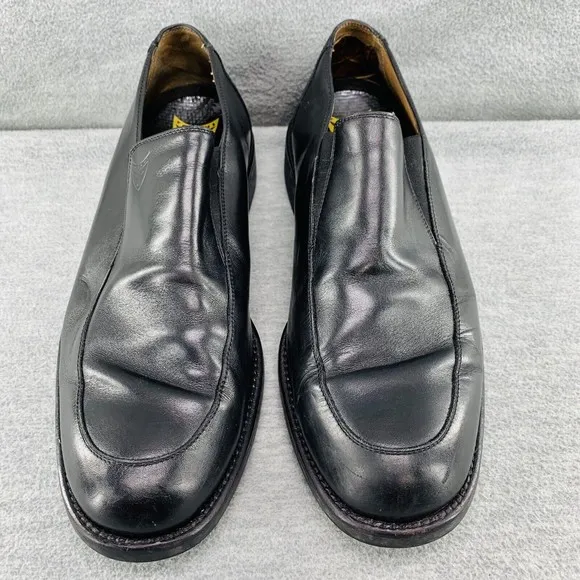 MICHAEL TOSCHI Men's Size 11 CIS Carbonite Casual Leather Black Dress Shoes  B12