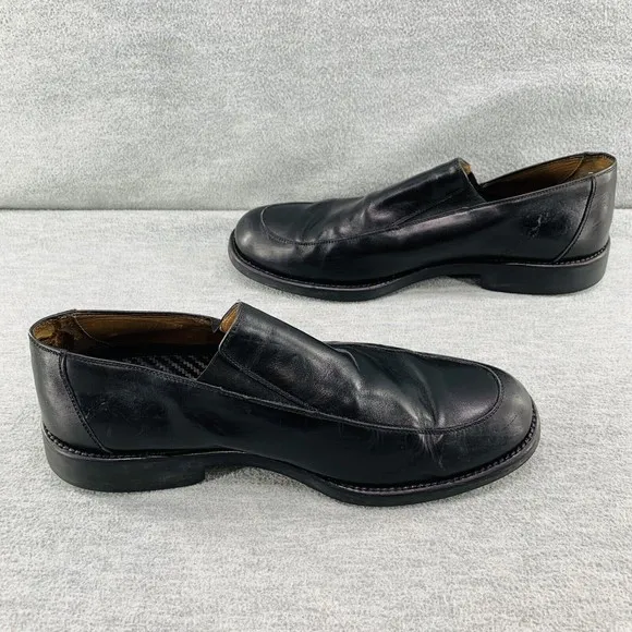 MICHAEL TOSCHI Men's Size 11 CIS Carbonite Casual Leather Black Dress Shoes  B12