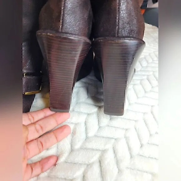 Michael Michael Kors Calista boots, sz 6.5, brown.