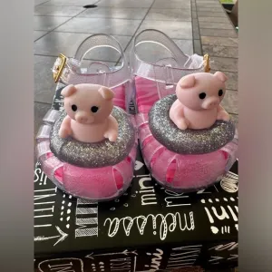 Mini Melissa Piggies on a Float Jelly Sandals