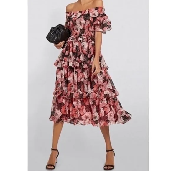 MISA‎ LOS ANGELES TALLULAH MIDI DRESS XS