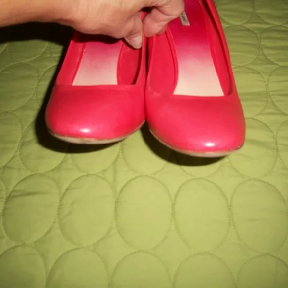 Miu Miu Light Red Leather Pumps