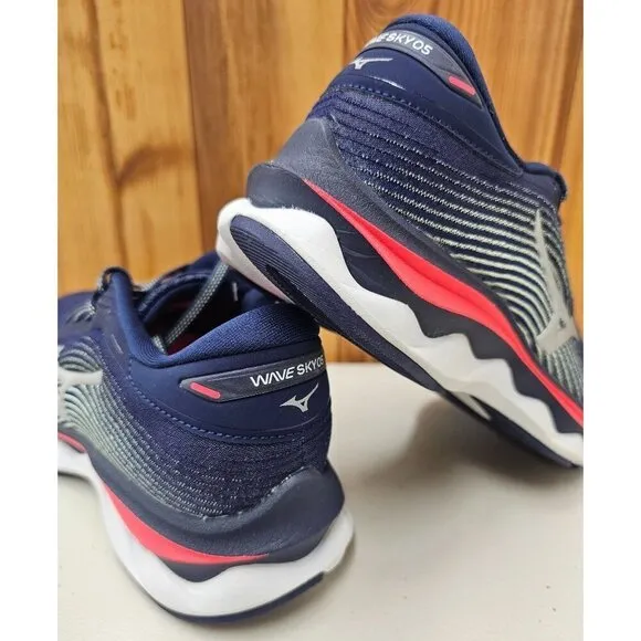 Mizuno Wave Sky 5 Navy Women's Running Shoes Size 7