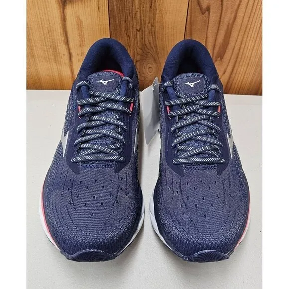Mizuno Wave Sky 5 Navy Women's Running Shoes Size 7
