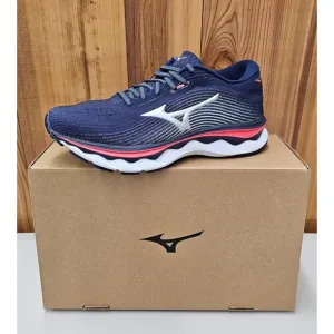 Mizuno Wave Sky 5 Navy Women's Running Shoes Size 7