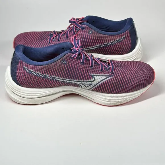 Mizuno Womens Wave Rebellion 411334 1L05 Pink Running Shoes Sneakers Size 9