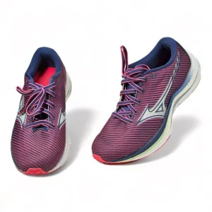 Mizuno Womens Wave Rebellion 411334 1L05 Pink Running Shoes Sneakers Size 9