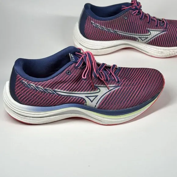 Mizuno Womens Wave Rebellion 411334 1L05 Pink Running Shoes Sneakers Size 9
