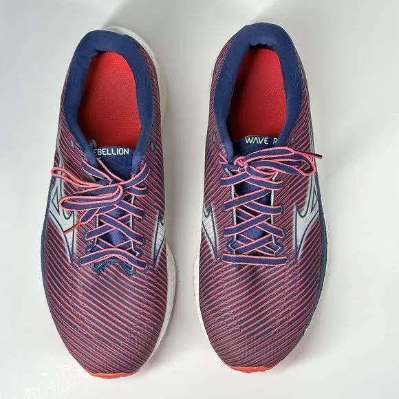 Mizuno Womens Wave Rebellion 411334 1L05 Pink Running Shoes Sneakers Size 9
