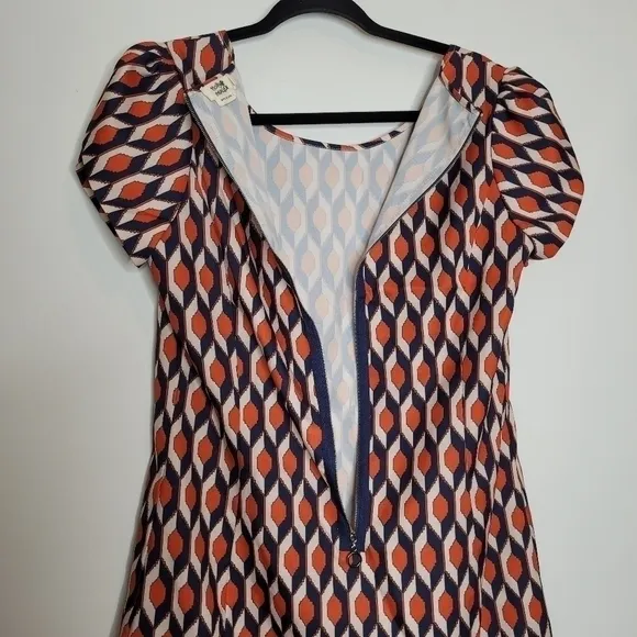 Molly Bracken Multi Colored Geometric Dress