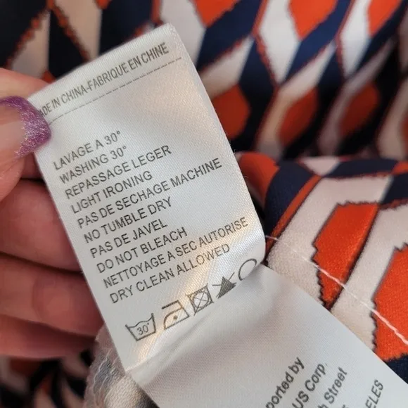 Molly Bracken Multi Colored Geometric Dress