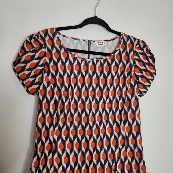 Molly Bracken Multi Colored Geometric Dress