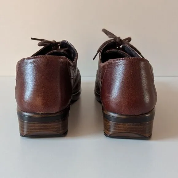 Naot Brown Leather Oxfords Shoes Women's 39