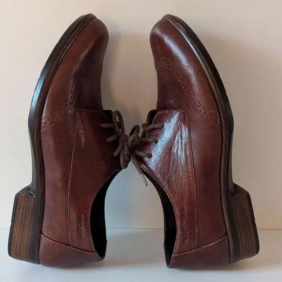 Naot Brown Leather Oxfords Shoes Women's 39