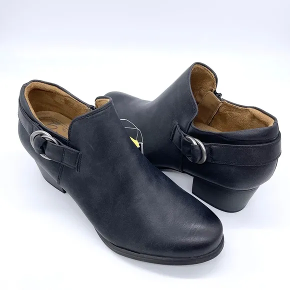 Natural Soul Naturalizer Candie Black Ankle Boots