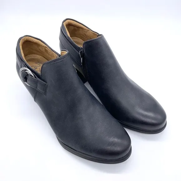 Natural Soul Naturalizer Candie Black Ankle Boots