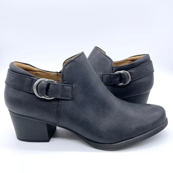 Natural Soul Naturalizer Candie Black Ankle Boots
