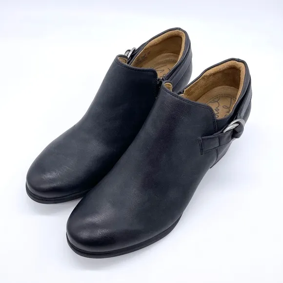 Natural Soul Naturalizer Candie Black Ankle Boots