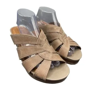 Natural Soul Naturalizer Sandals Womens 10 M Lynnette Sidewalk Wedge Slip On
