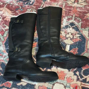 Naturalizer Jamison Black Leather Boots, Size 7.5M, EUC