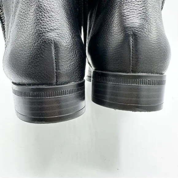 Naturalizer Jinnie black  Tassel Knee High Riding Boots size 8 Wide