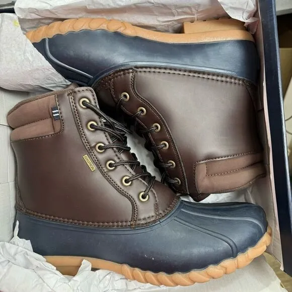 NAUTICA Mens Duck Waterproof Shell Insulated Snow &amp; Rain Boot Size 12 NEW H119