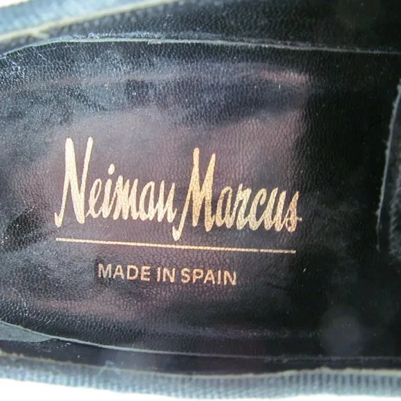 Neiman Marcus Mens Black Oxfords 8.5 M