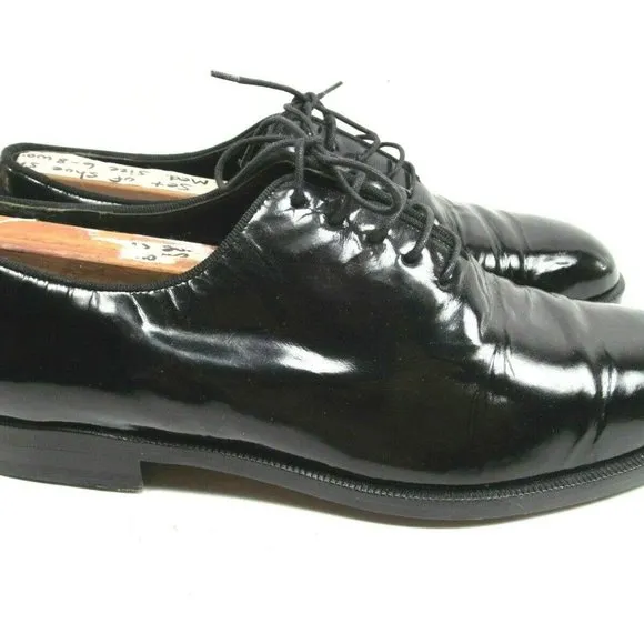 Neiman Marcus Mens Black Oxfords 8.5 M