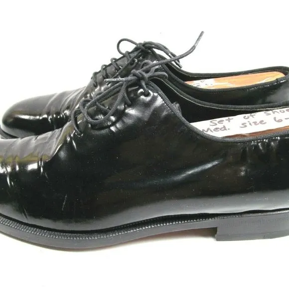 Neiman Marcus Mens Black Oxfords 8.5 M