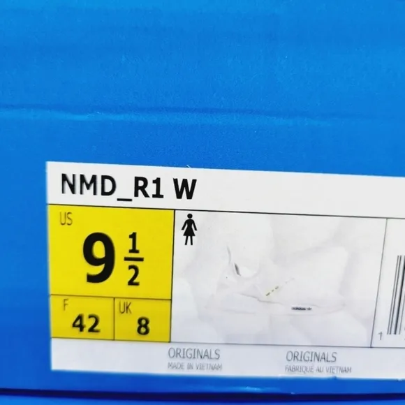 New Adidas Originals NMD_R1 'White' GW5699 Women's Running Shoes Size 9.5