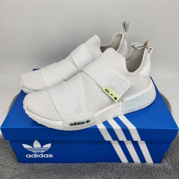 New Adidas Originals NMD_R1 'White' GW5699 Women's Running Shoes Size 9