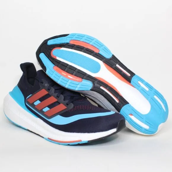 New Adidas UltraBoost Light Athletic Running Shoes Blue IE1760 Men's Size 13