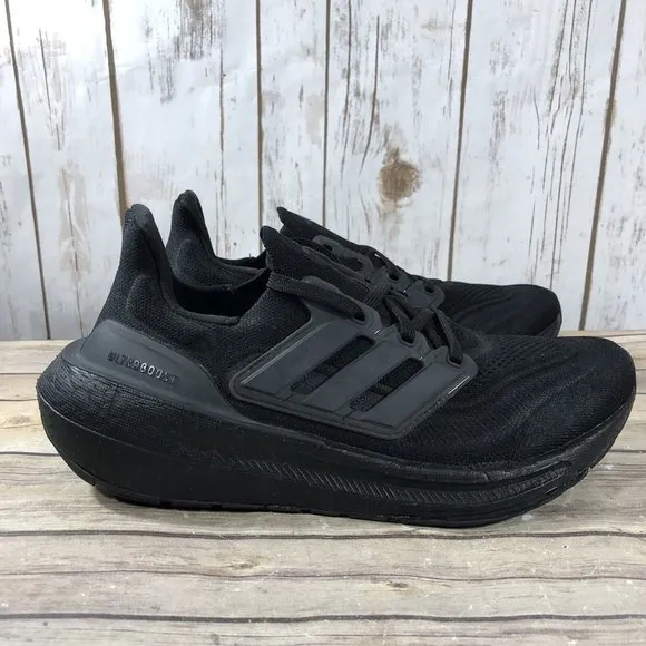 NEW Adidas Ultraboost Light Low Triple Black GZ5159 Shoes Mens Size 7 Black