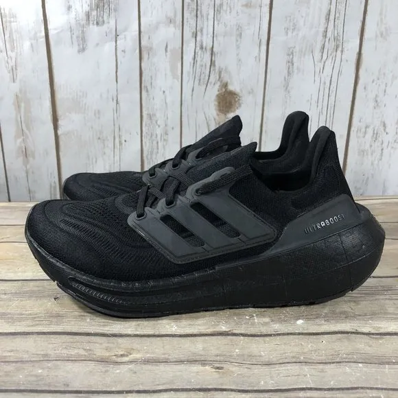 NEW Adidas Ultraboost Light Low Triple Black GZ5159 Shoes Mens Size 7 Black