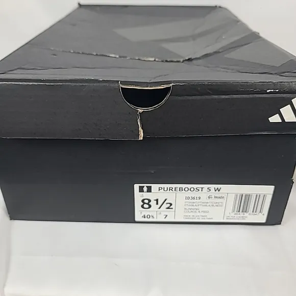 NEW Adidas Women's Pureboost 5 Running Shoes White Sz 8.5 NIB
