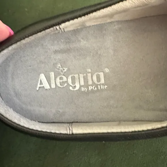 NEW ALEGRIA women's keli professional shoes - medium width in black nappa leathe