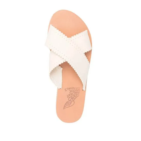 NEW ANCIENT GREEK SANDALS women's philourgos sandal in off white
